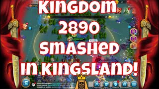 Kingdom 2890 Smashed in Kingsland - Rise of Kingdoms