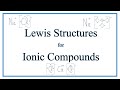 Drawing Lewis Dot Structures for Ionic Compounds