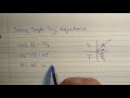 Trigonometric Equations and Concepts