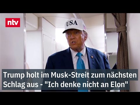 Trump holt im Musk-Streit zum nächsten Schlag aus - 
