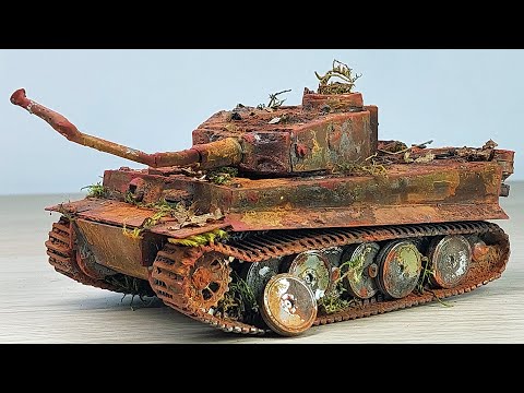 Restoration Abandoned Tank Tiger | Restore Destroyed German Tank