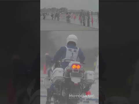 全国白バイ安全運転競技大会2025・幻の初日・岐阜県警  The amazing riding skills of Japanese police motorcycle officers