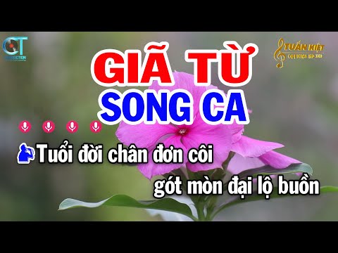 Karaoke Giã Từ Song Ca ( Gm ) Nhạc Sống Mới Nhất || Karaoke Tuấn Kiệt