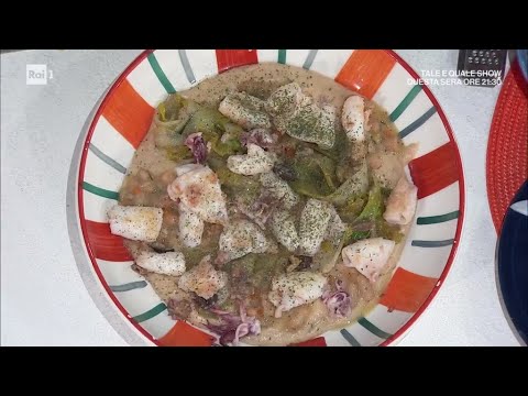 La crema di fagioli con scarole e calamari - È sempre mezzogiorno 28/10/2026