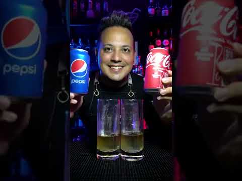 🤫 Pepsi o Cocacola CUAL es mejor? #shorts 🇨🇺 LIBRE Cocktail
