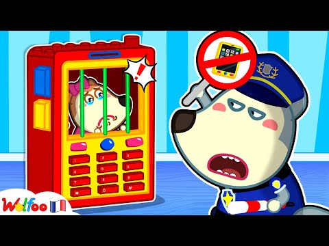 Prison Téléphonique : Wolfoo Apprend À Utiliser Son Téléphone 😓 Dessin Animé 🎉 Collection D'épisodes