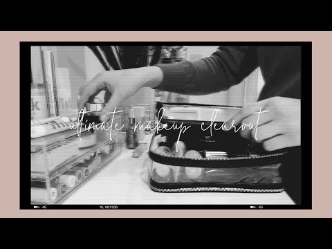 THE FINAL MAKEUP CLEAR OUT + DECLUTTER | ORGANISE WITH ME | I Covet Thee