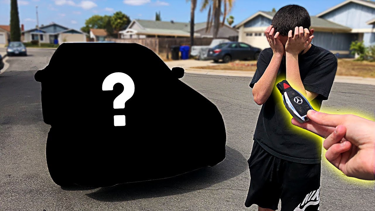I pranked him. then I BOUGHT him his DREAM CAR emotional surprise