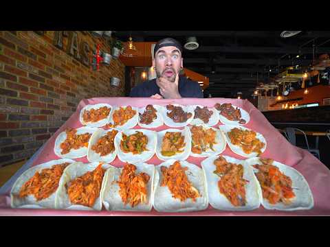 ONLY 12 MINUTES TO EAT THIS MASSIVE TACO CHALLENGE & EAT FREE | Joel Hansen