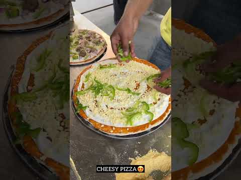 CHEESY PIZZA😍 | Indian street food #shorts