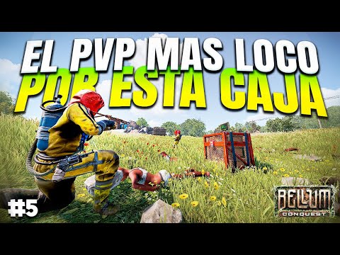 El PVP más LOCO por una CAJA - RUST - Gameplay español