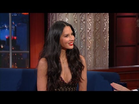 Stephen Colbert Prank Texts Olivia Munn's Mom Into Thinking She's Engaged -- But It Doesn't Go As Planned! Watch The HIGHlarious Late Show Clip!