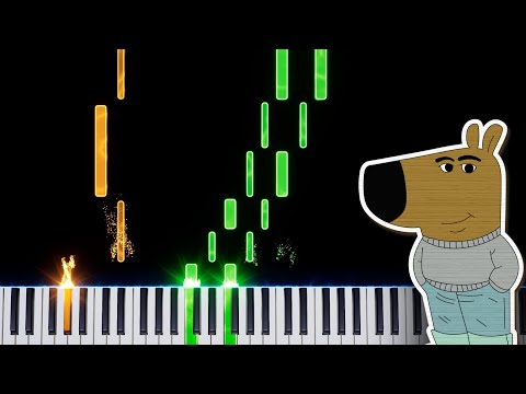 Hinoki Wood / Just a Chill Guy Meme Song (Piano Tutorial)