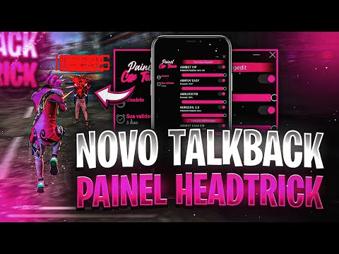 NOVO TALKBACK E PAINEL HEADTRICK 😈 NOVA ATUALIZAÇÃO + SENSI GRUDANTE 😏