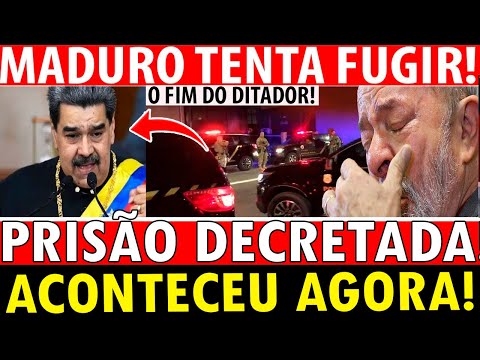 URGENTE! PRISÃO DO DITAD0R MADUR0! TRIBUNAL PENAL INTERNACIONAL E EUA PEDE PRISÃO