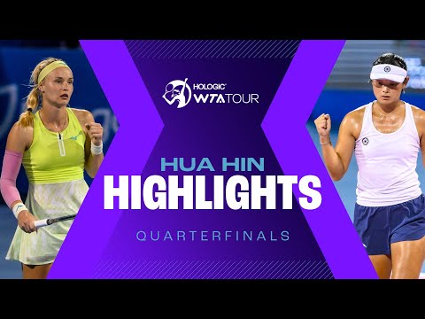 Sramkova & Hartono in quarterfinal action at Hua Hin 2024 | WTA Match Highlights