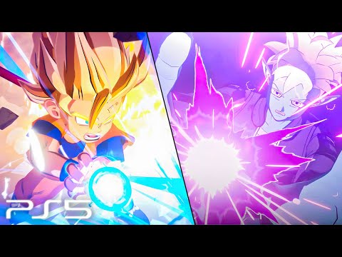 Dragon Ball Z: Kakarot PS5 - Super Saiyan Goku vs Glorio Boss Fight (4K 60FPS)