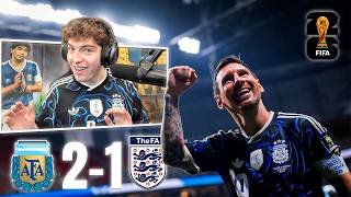 DAVOO XENEIZE REACCIONA AL PARTIDAZO DE ARGENTINA VS INGLATERRA | MUNDIAL 2026