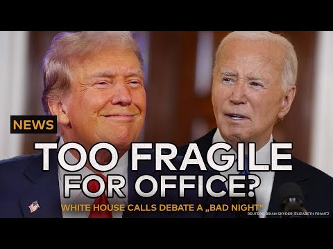 NEWS: Concerns over Biden's and Trump's Health - Politicians are discussing: how fragile are they?