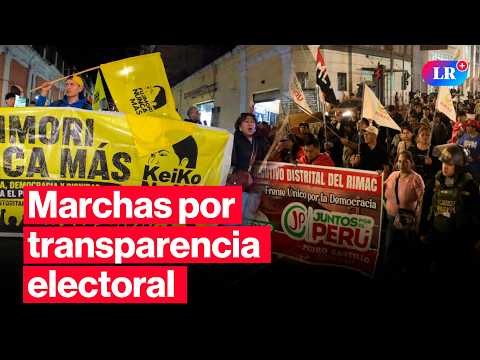 Elecciones 2026: manifestantes se movilizan por transparencia electoral | #EnVivoLR