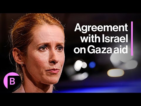 YouTube video thumbnail: EU's Kallas: Agreement Reached With Israel on Gaza Aid