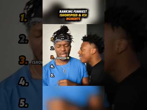 Funniest KSI & Speed Moments 😂 #ksi#ishowspeed#funnymoments#memes