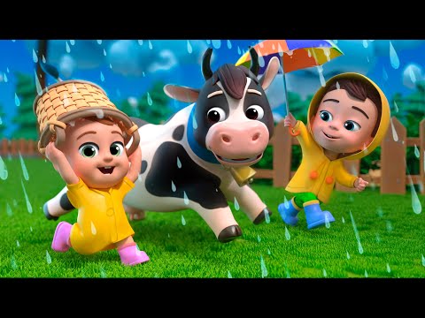 Rain Rain Go Away | Animal Version | Lalafun Nursery Rhymes & Kids Songs