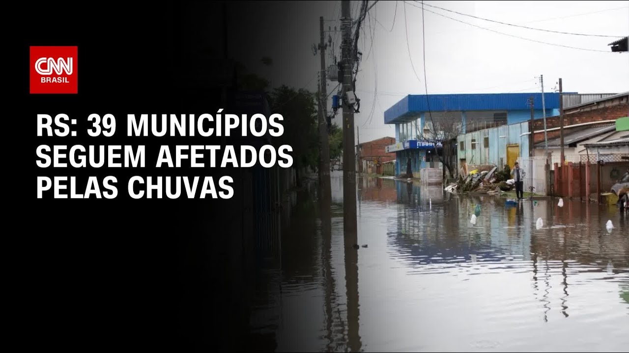 Chuvas ainda afetam 39 municípios no Rio Grande do Sul | CNN NOVO DIA
