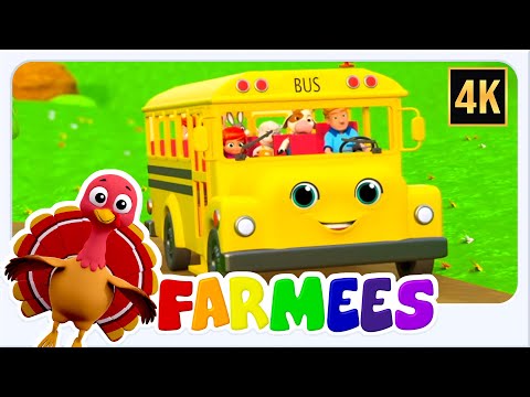 Wheels on the Bus - Vehicle Song & Rhyme for Kids