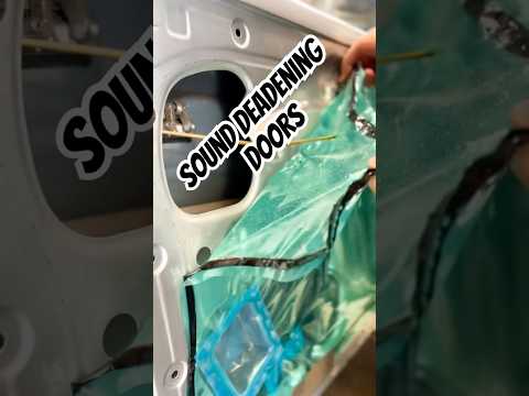 Luis getting to work in the doors. Car Builders #sounddeadening 💪