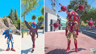GTA 5 - Sonic Ironman dần dần biến đổi thành Người Sắt tối tân nhất | GHTG