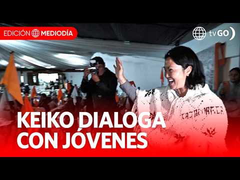Keiko Fujimori motivó a jóvenes a incursionar en la política | Edición Mediodía | Noticias Perú