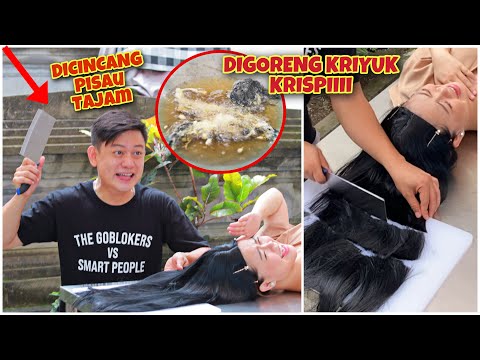 CHEF BOBON JADI TUKANG SALON! DICINCANG HABIS. AUTO BOTAK PITAK 😭
