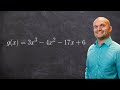 Descartes' Rule of Signs Concepts