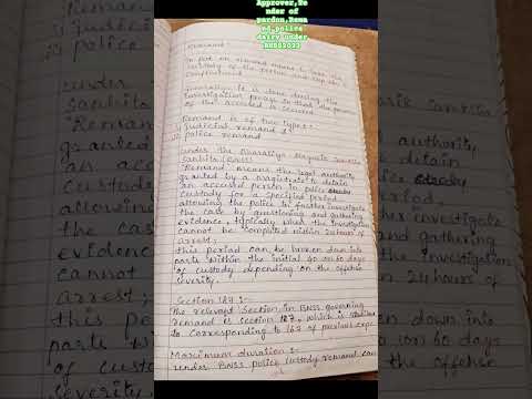 Approver,Tender of pardon,Remand,Police dairy/case dairy under BNSS 2023