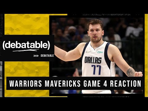 Warriors-Mavericks Western Conference Finals game 4 REACTION  | (debatable) video clip