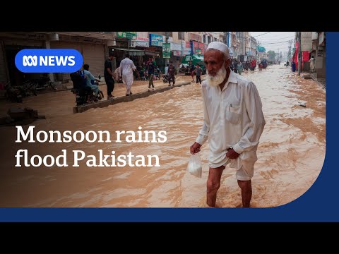 YouTube video thumbnail: Heavy Downpours Lash Pakistan During Monsoon Season
