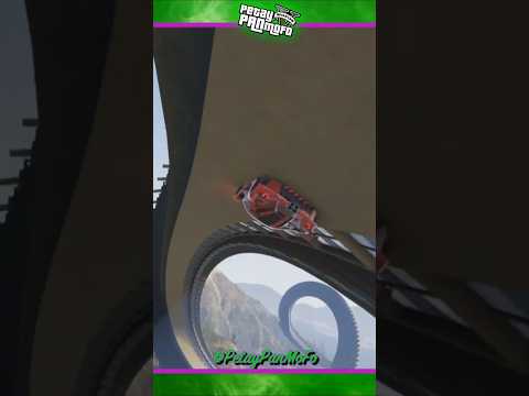 Old Skool Garage Corkscrew Wallride Stunt 🎮 (GTA Online Custom Stunt Race - PS Link)