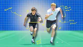 Tall vs Short Athlete Speed Challenge