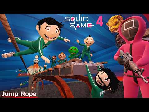 Bittu Sittu in Squid Game Part 4 | Jump Rope Challenge | Squid Game Season 3