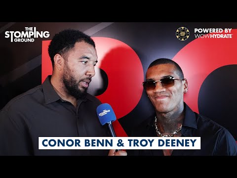 Conor Benn FIREY Argument Over Chris Eubank Jr. w/ Troy Deeney