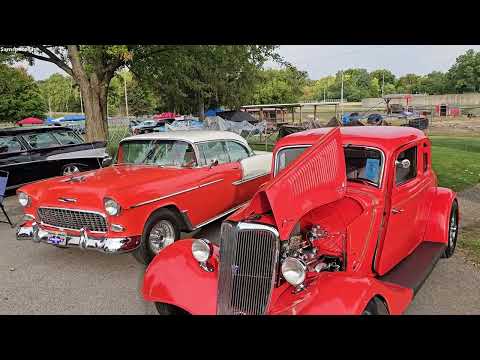Ducktail Run & James Dean festival classic car show sister cities Gas City & Fairmount Indiana