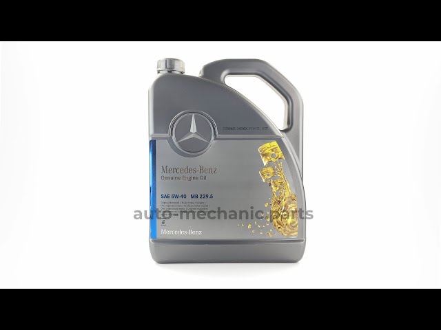 Моторна олива MERCEDES-BENZ 5W-40 (MB229.5), 5 літрів, відео - інтерент-магазин Auto-Mechanic