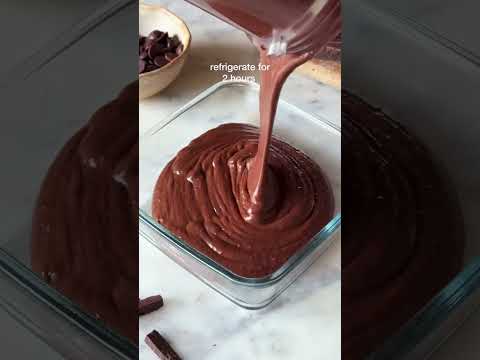 *2 INGREDIENT* CHOCOLATE MOUSSE MADE FROM LEFT OVER RICE #shorts