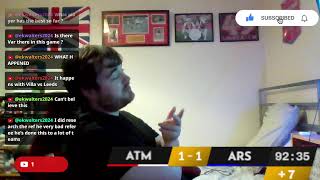 Atletico Madrid vs Arsenal | Match Watch along