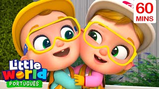 Vamos construir com o Nico! Tijolos e diversão | Nina e Nico - Little World Português