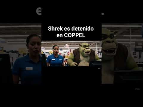 Shrek es agarrado en coppel
