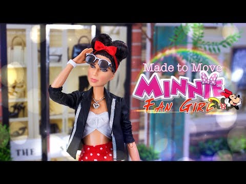 DIY - How to Make: CUSTOM Made to Move Minnie Mouse Fan Girl Gal Gadot Doll