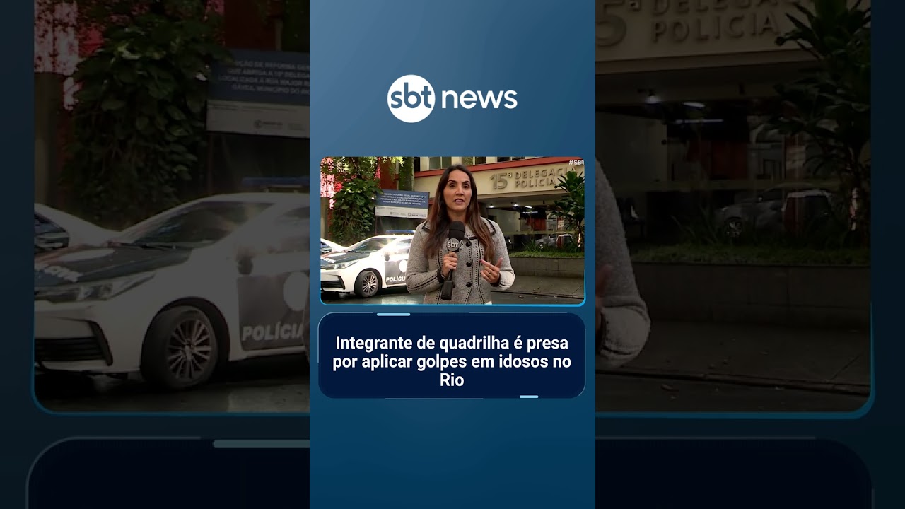 Mulher é presa por suspeita de aplicar golpes em idosos no Rio de Janeiro | SBTBrasil