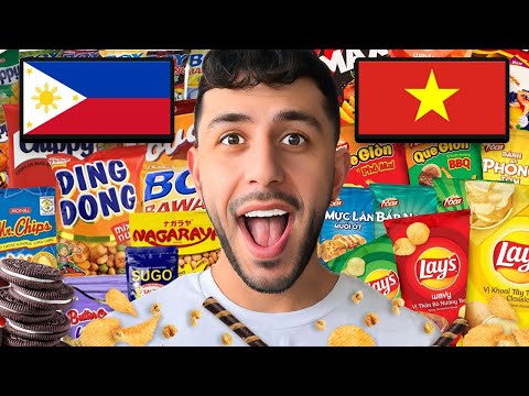 I traveled across the world & got the WORLDS MOST EXOTIC SNACKS!